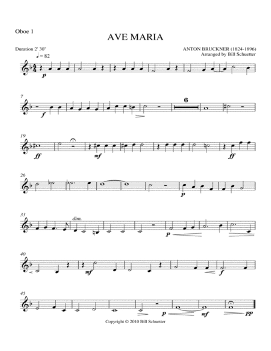 Ave Maria Chamber Music scores gallery preview page 6