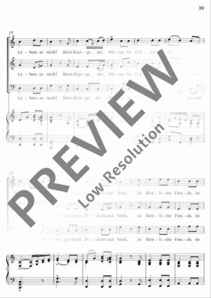 Jägerchor A Cappella scores gallery preview page 3