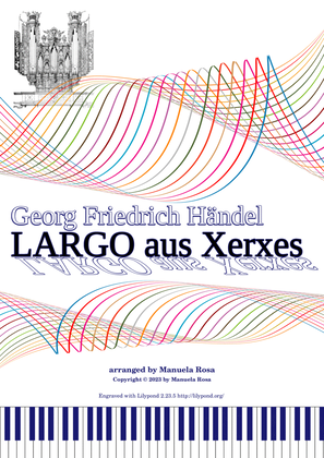 Book cover for Largo for Organ (Xerxes, Georg Friedrich Händel)
