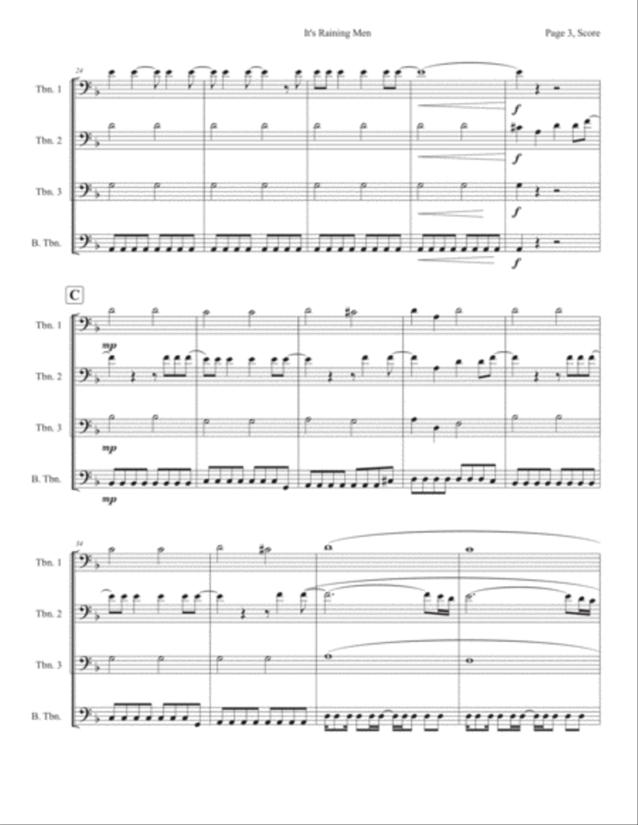 It's Raining Men It's Raining Men School and Community scores gallery preview page 3