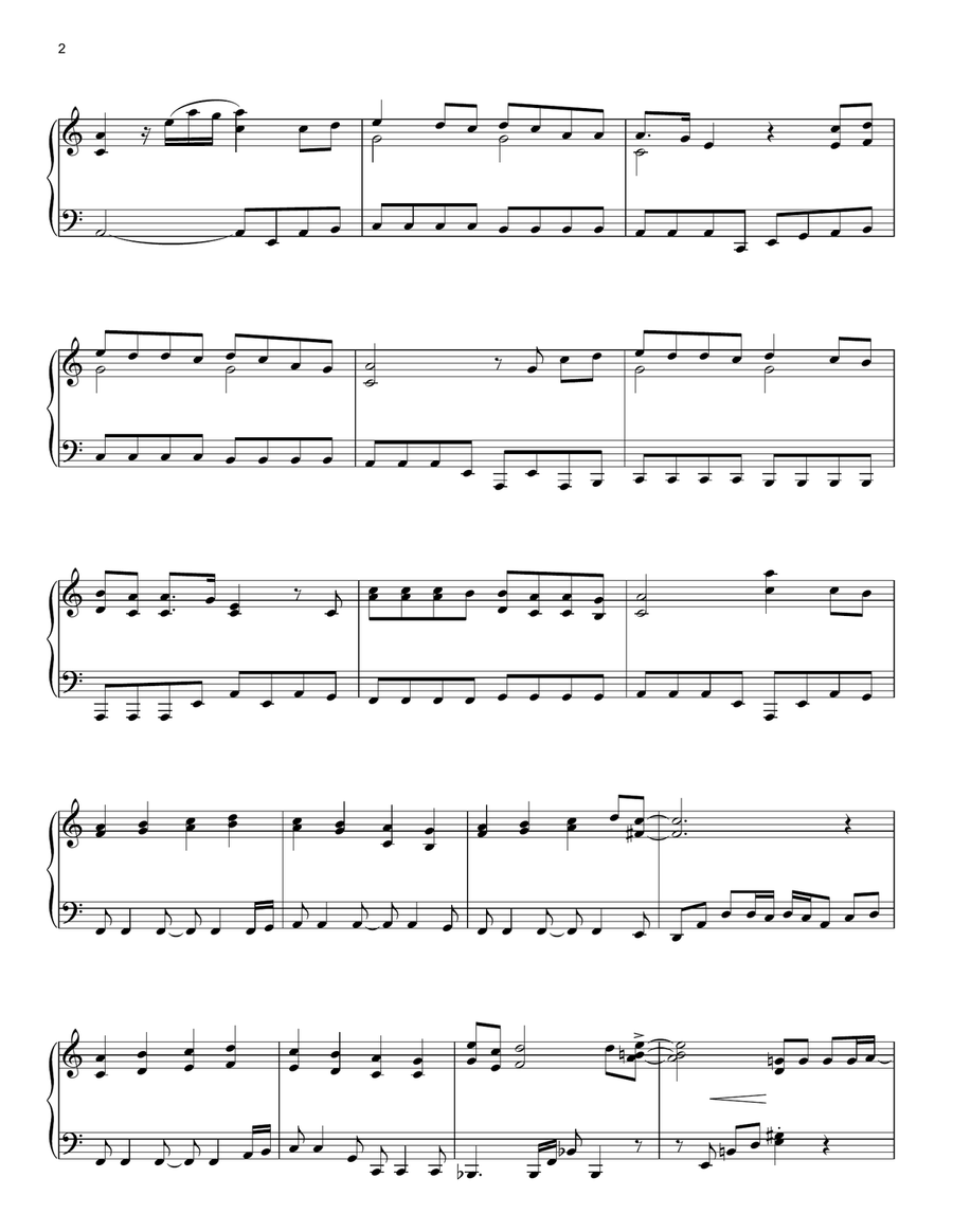 Start A Fire (from La La Land) Piano Solo scores gallery preview page 2