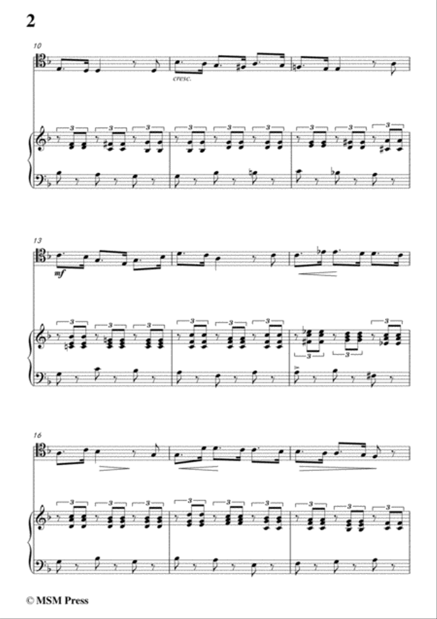 Schubert-Ungeduld,for Cello and Piano Piano scores gallery preview page 4