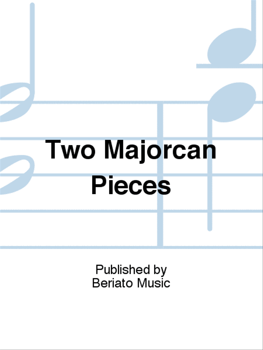Two Majorcan Pieces Two Majorcan Pieces Clarinet Solo scores gallery preview page 1