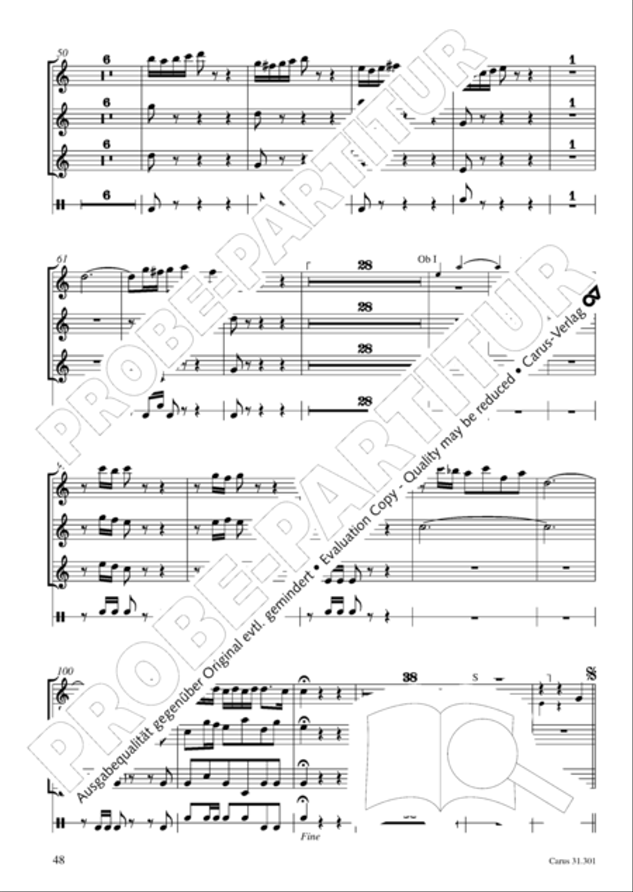 Bach for Brass 1: Cantatas I Voice scores gallery preview page 57