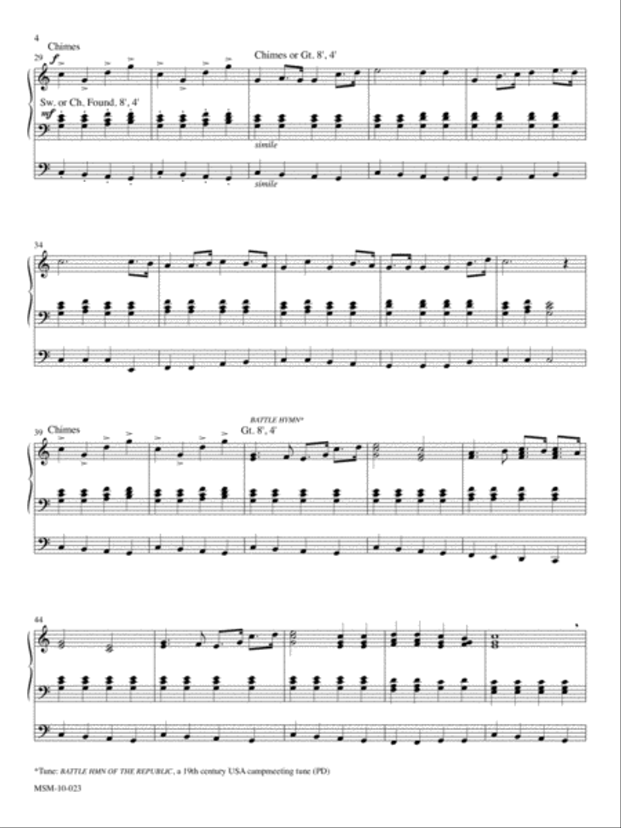 The Church in the Wildwood Organ scores gallery preview page 3