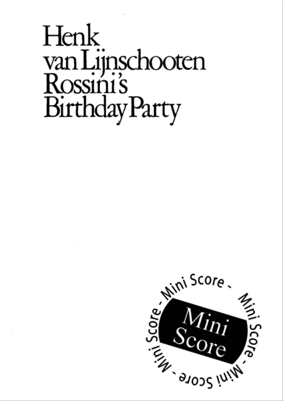 Rossini's Birthday Party Concert Band scores gallery preview page 3