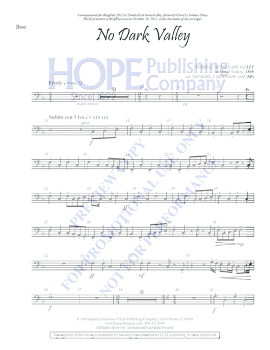 No Dark Valley 5-Octaves scores gallery preview page 6