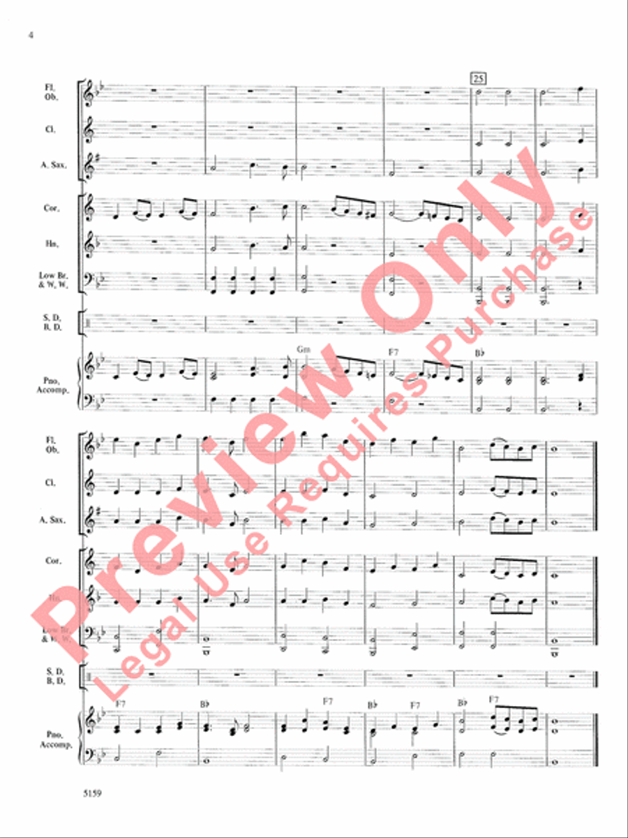 Mozart Serenade and Dance Concert Band scores gallery preview page 5