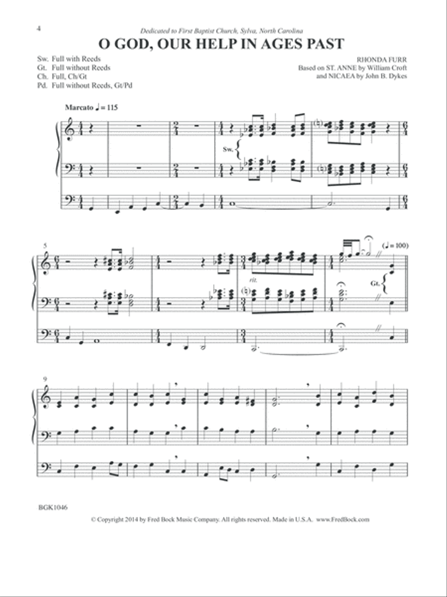 Be Thou My Vision Hymn Anthems scores gallery preview page 1