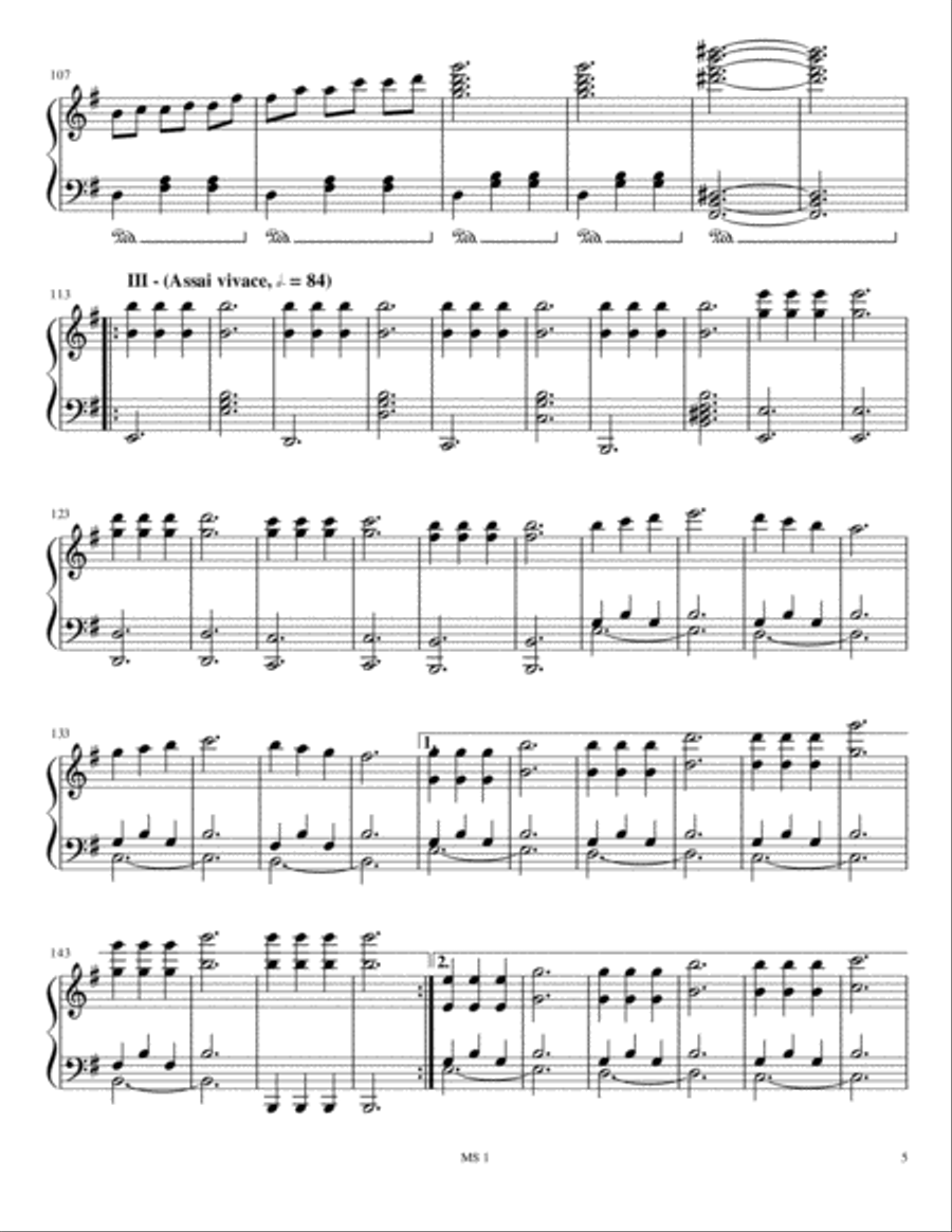 Suite di balli Piano Solo scores gallery preview page 5