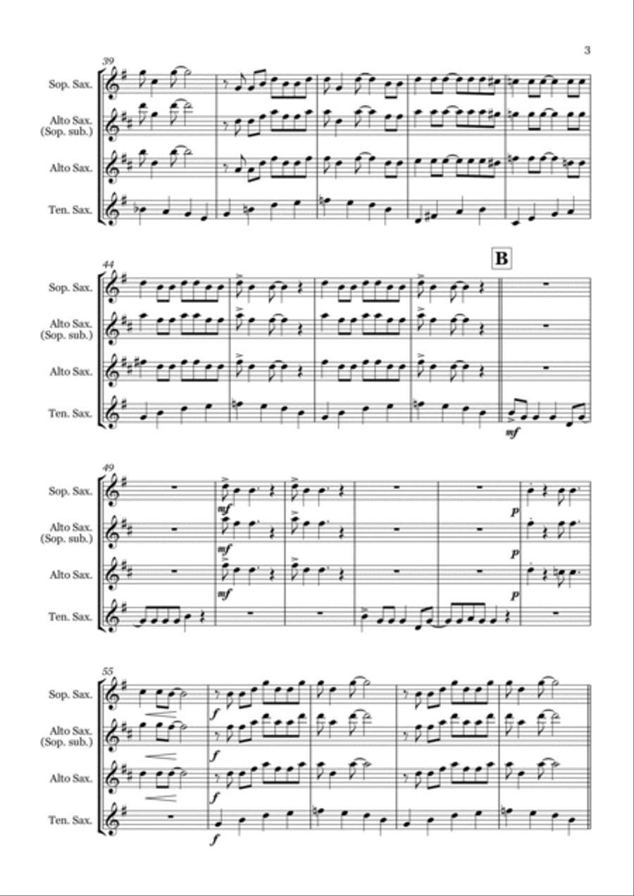 Candyman Woodwind Trio scores gallery preview page 3