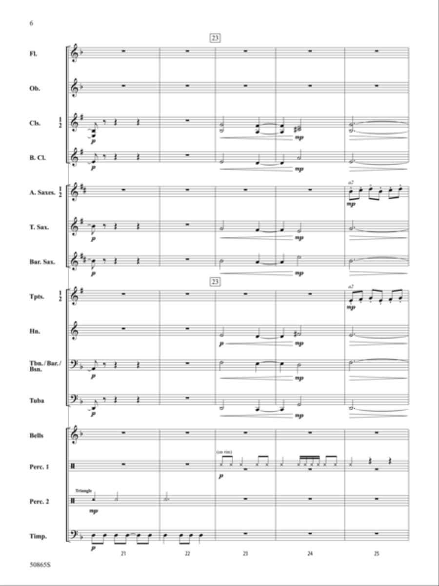 Fantastic Adventure: Score Concert Band scores gallery preview page 6