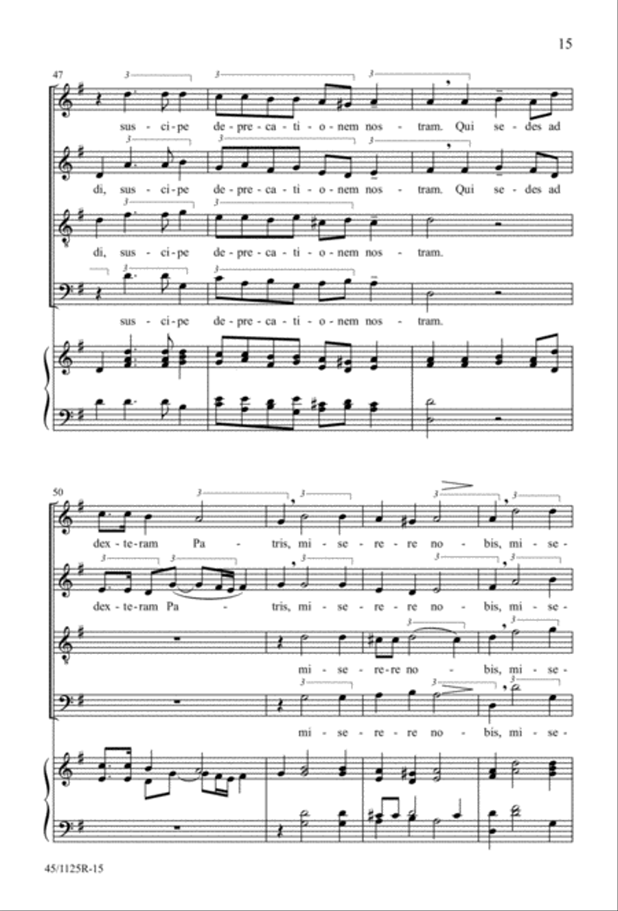 Missa super Dixit Maria Missa super Dixit Maria 4-Part scores gallery preview page 17