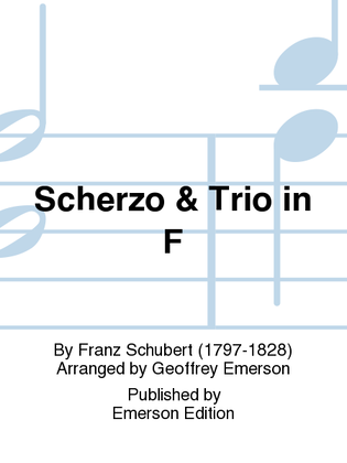 Book cover for Scherzo & Trio In F