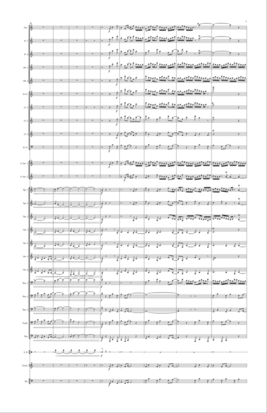 Peshtigo for Small Concert Band Concert Band scores gallery preview page 5