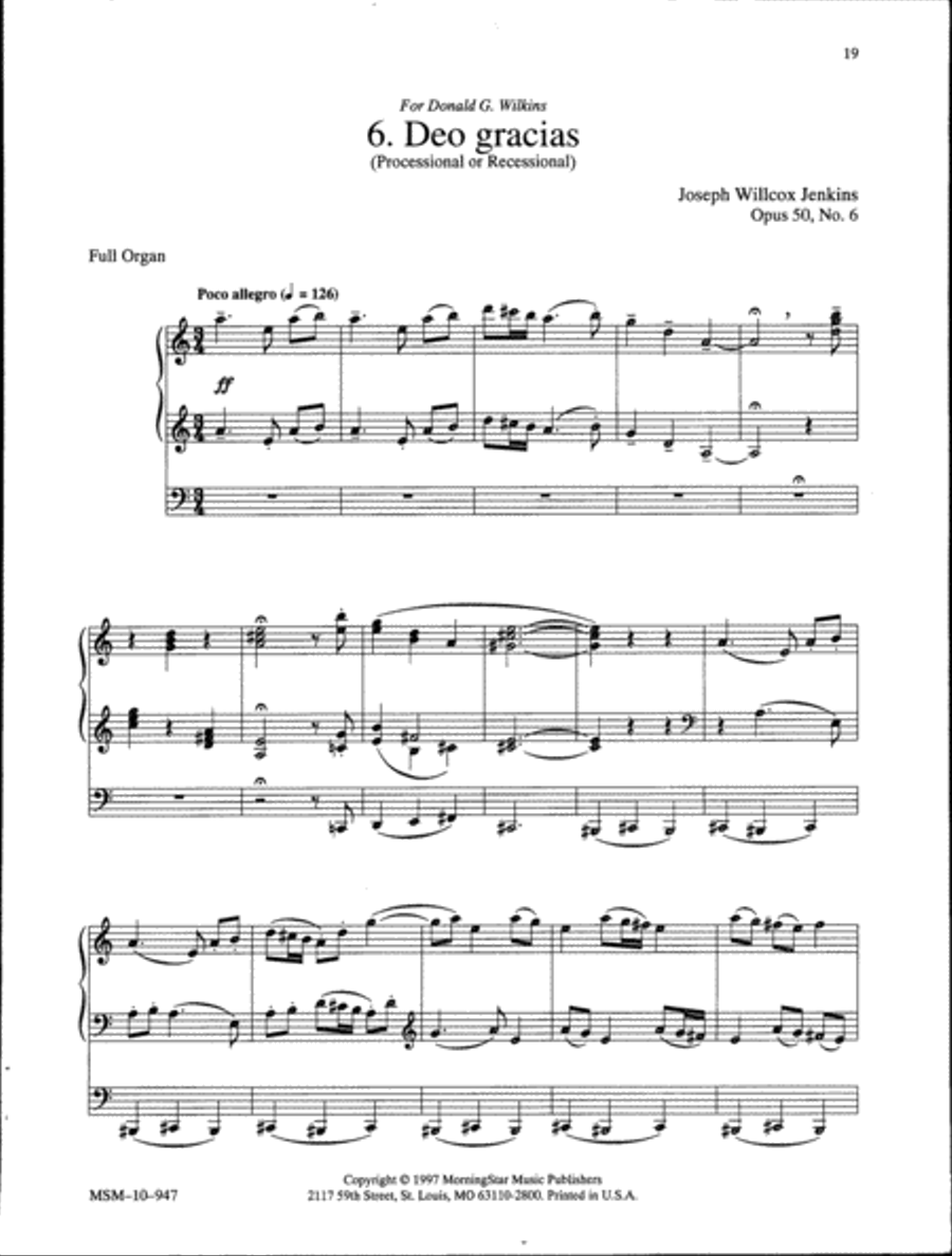 Six Pieces for Organ, Volume 1 Organ scores gallery preview page 9