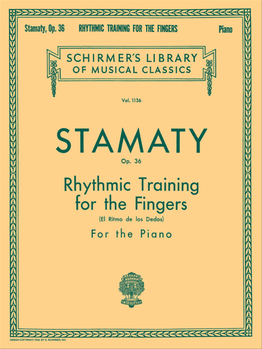 Rhythmic Training for the Fingers, Op. 36 Piano Method scores gallery preview page 1
