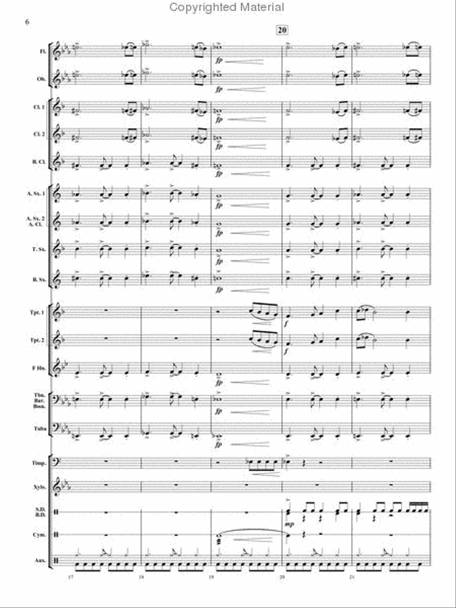 Spania Concert Band scores gallery preview page 5