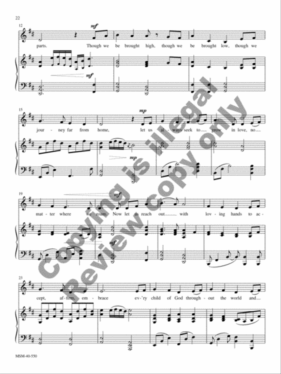 Sing Praise Voice Solo scores gallery preview page 14