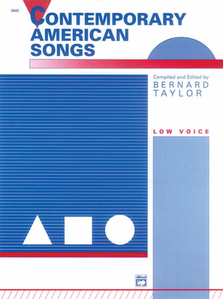 Book cover for Contemporary American Songs