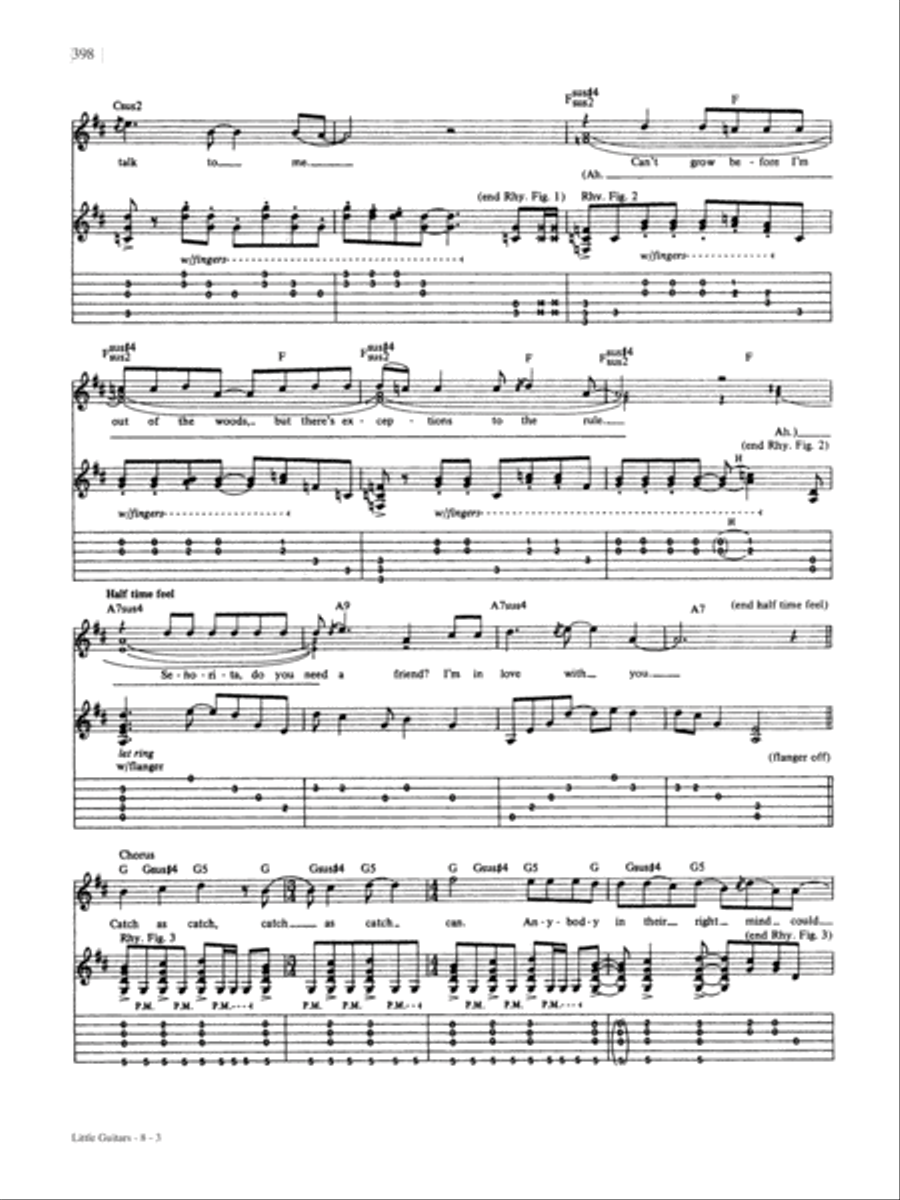 Little Guitars Guitar Tablature scores gallery preview page 3