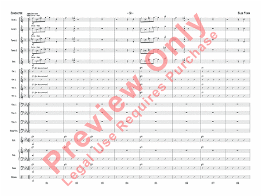 Blue Train Blue Train Jazz Ensemble scores gallery preview page 19