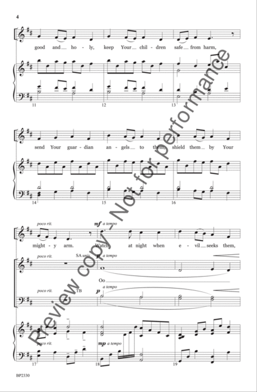 Keep Your Children Keep Your Children 4-Part scores gallery preview page 5