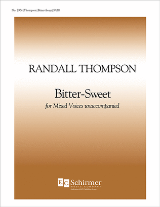 Book cover for Two Herbert Settings: Bitter-Sweet