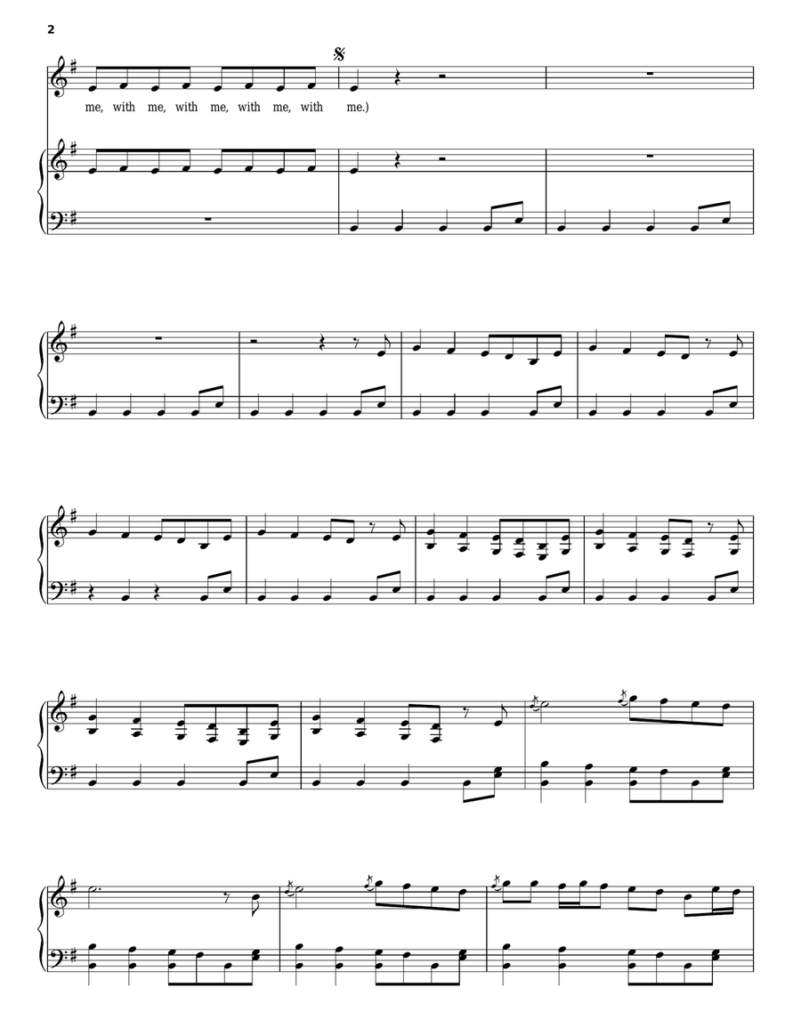 Jesus Walks Piano, Vocal, Guitar scores gallery preview page 2
