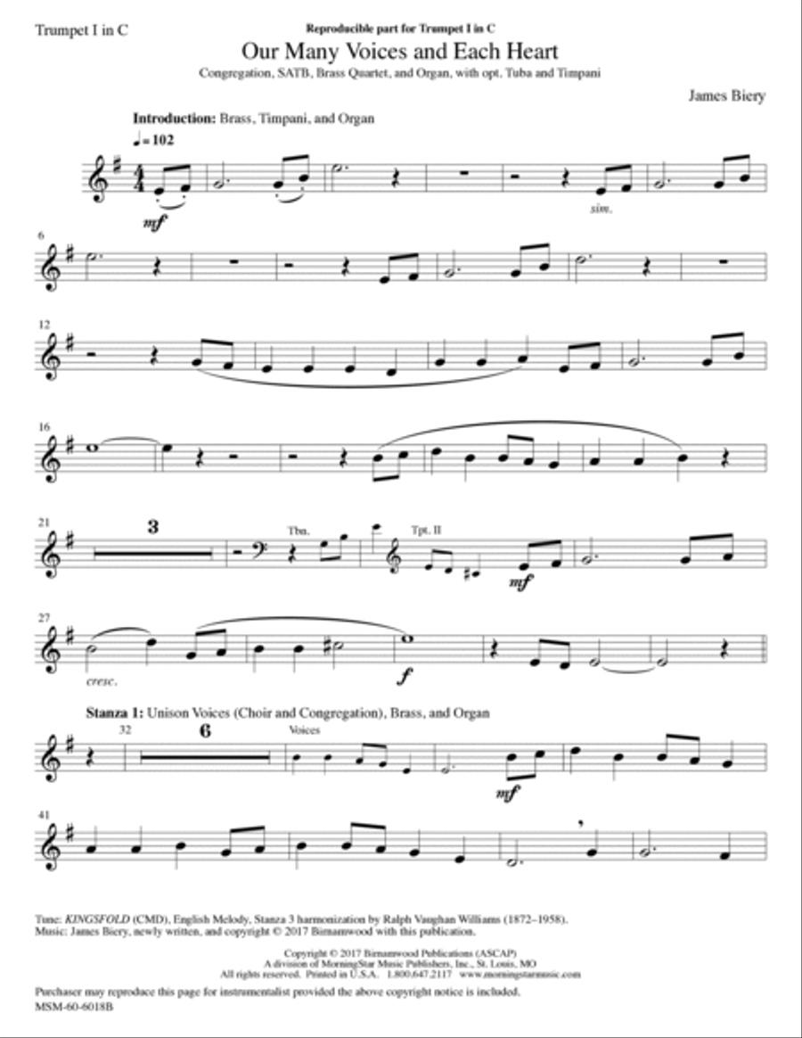 Our Many Voices and Each Heart Choir scores gallery preview page 3