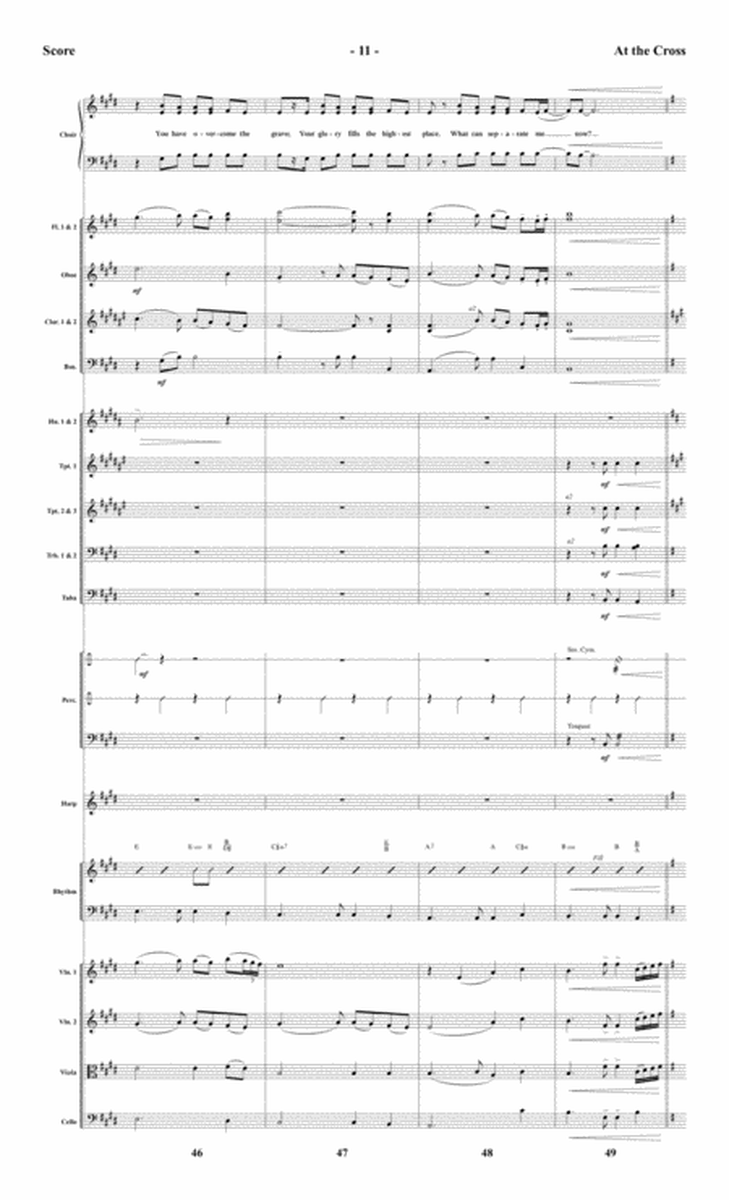 At the Cross - Orchestral Score and Parts