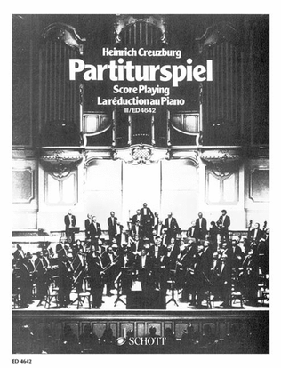 Book cover for Partiturspiel Old Clefs (Score Playing)