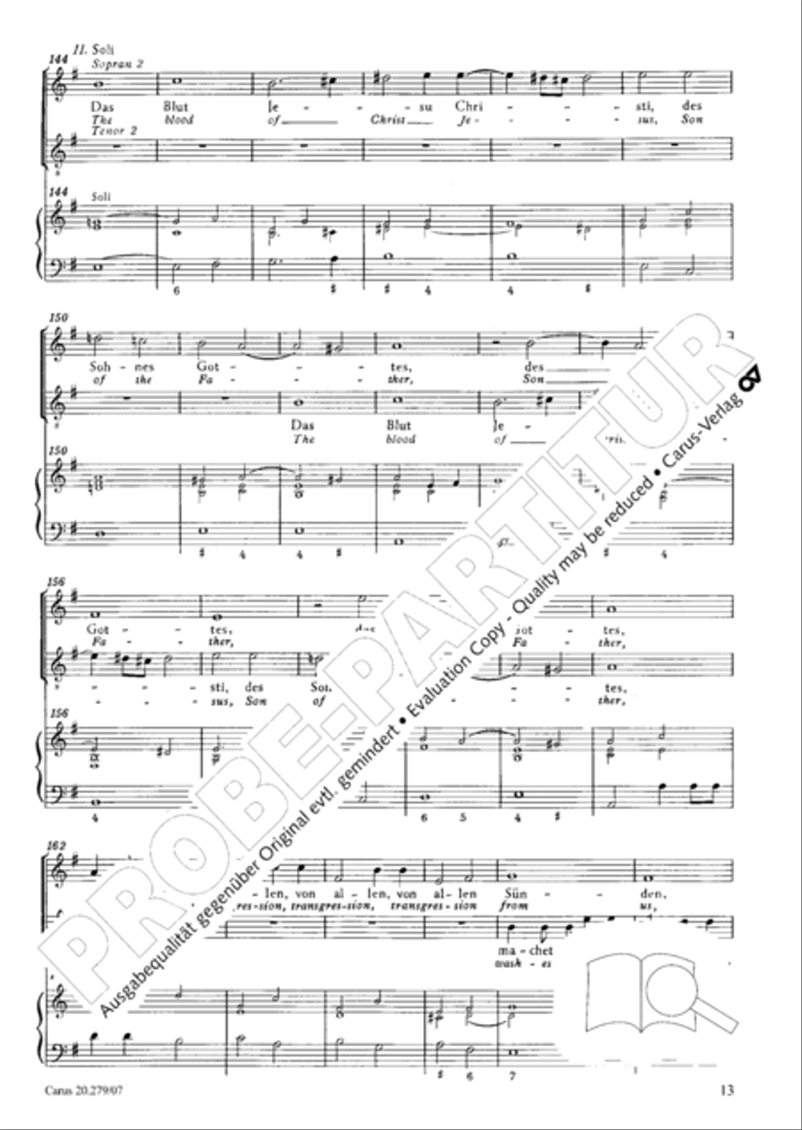 Musikalische Exequien I-III Orchestra scores gallery preview page 14
