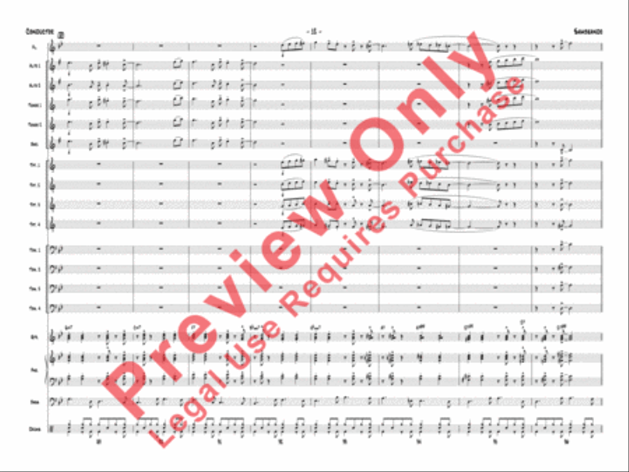 Sambeando Jazz Ensemble scores gallery preview page 15