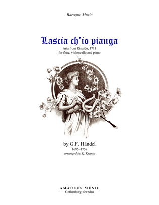 Aria - Lascia ch'io pianga for flute/violin, cello and piano