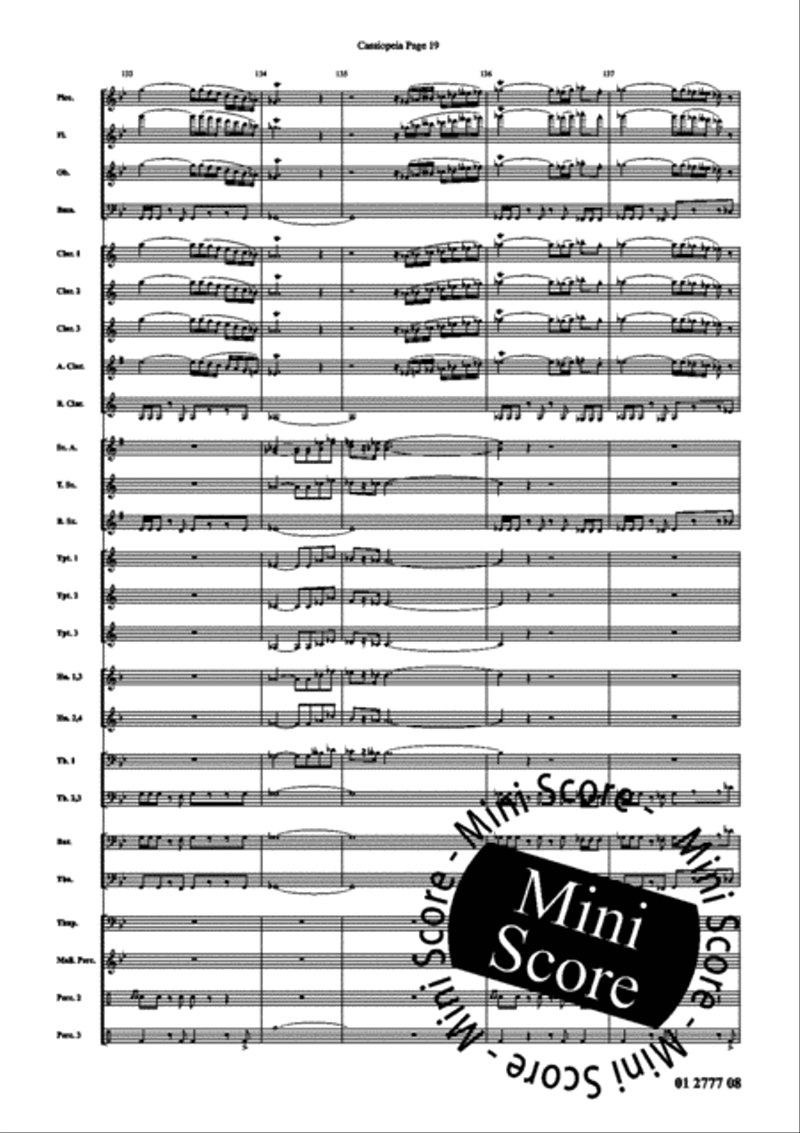 Cassiopeia Concert Band scores gallery preview page 25