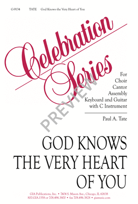 God Knows the Very Heart of You - Instrument edition