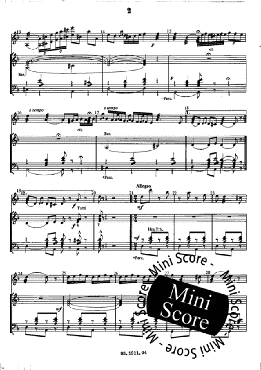 Czardas Czardas Fanfare Band scores gallery preview page 6