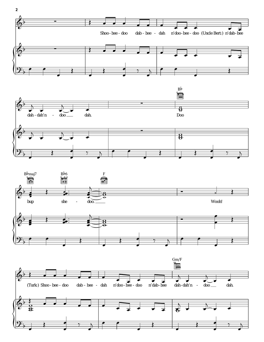 Trashin' The Camp Trashin' The Camp Piano, Vocal, Guitar scores gallery preview page 2