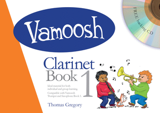 Book cover for Vamoosh Clarinet Book 1 - Book/cd