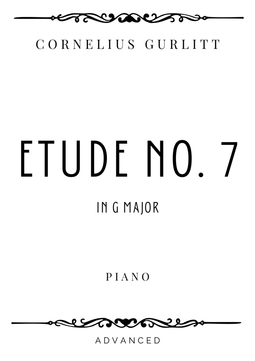Gurlitt - Etude No. 7 from Buds and Blossoms in G Major - Advanced image number null