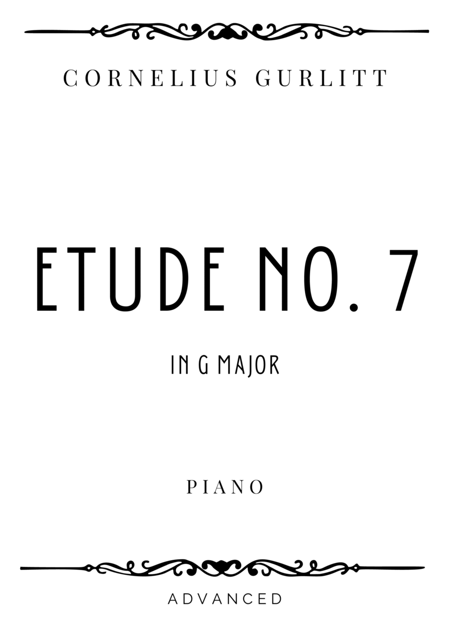 Gurlitt - Etude No. 7 from Buds and Blossoms in G Major - Advanced Chamber Music scores gallery preview page 1