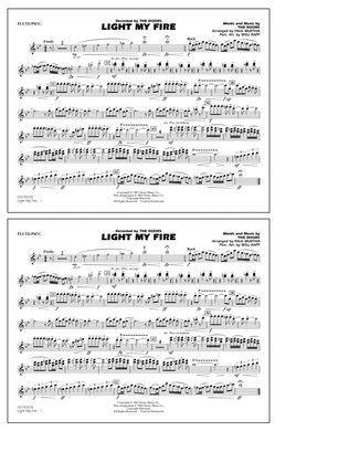 Light My Fire (arr. Paul Murtha) - Flute/Piccolo