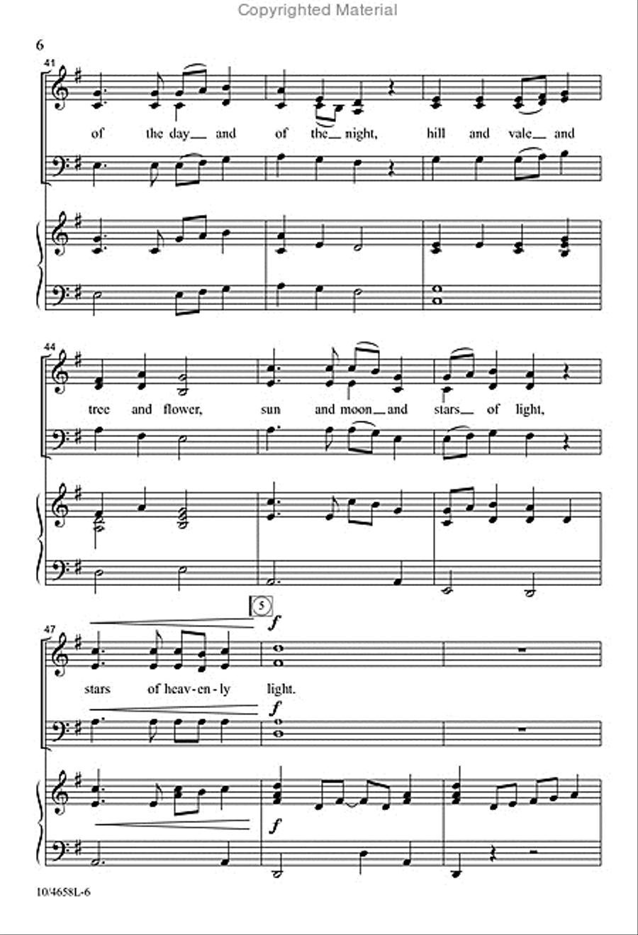 We Come to Say Thank You We Come to Say Thank You 4-Part scores gallery preview page 6