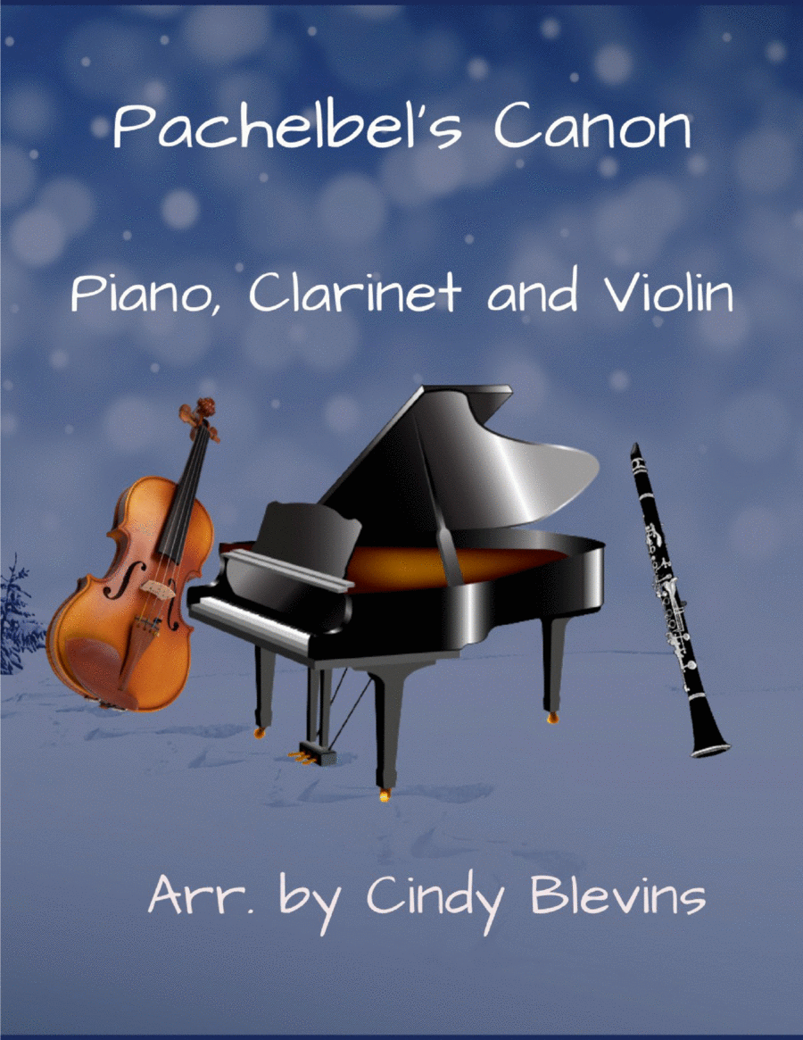 Pachelbel's Canon, for Piano, Clarinet and Violin Small Ensemble scores gallery preview page 1
