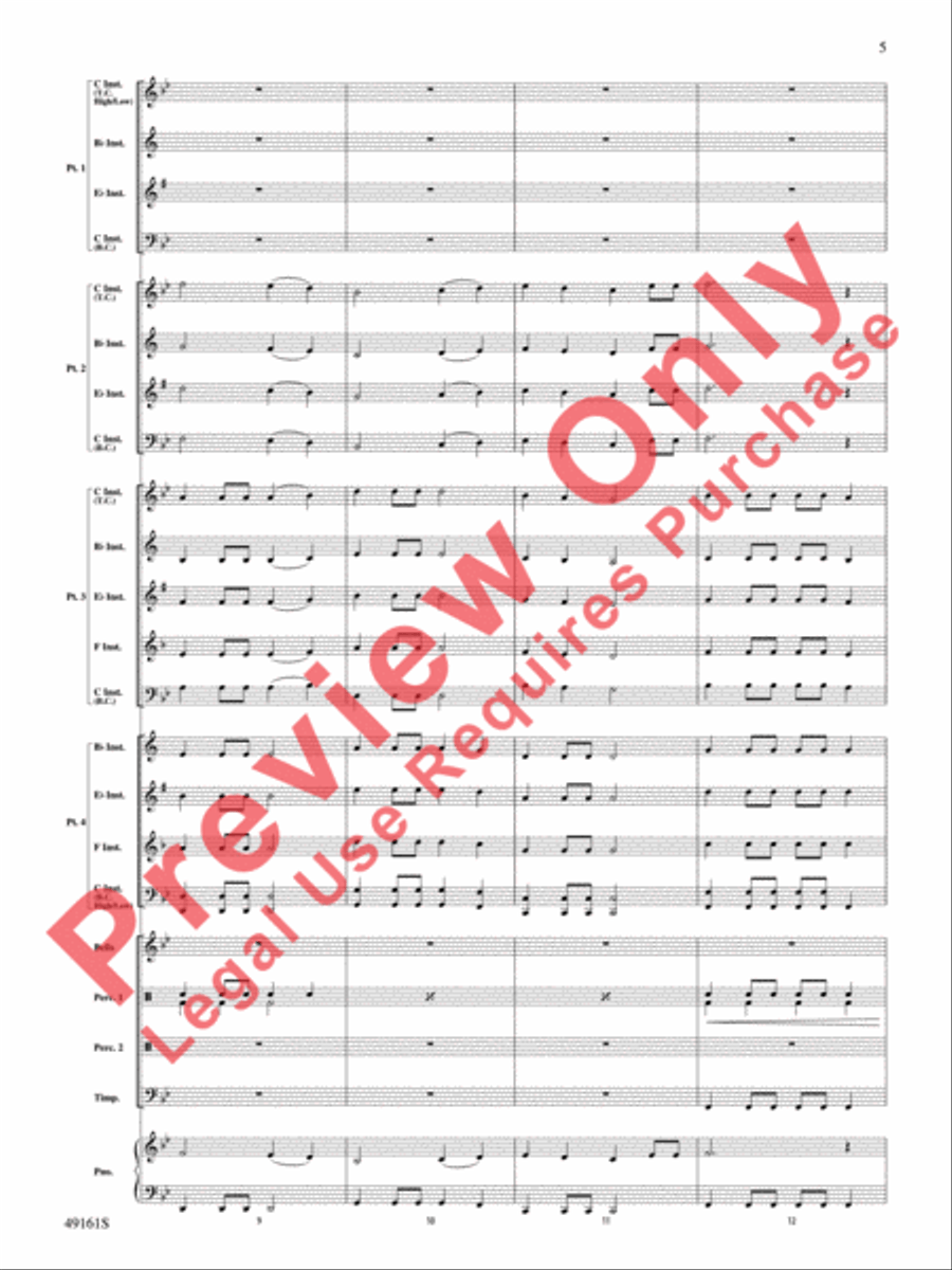 Great Beginnings Great Beginnings Concert Band scores gallery preview page 6