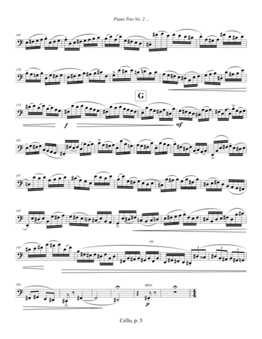 Piano Trio No. 2 ... Shosty-Bach Suite (2012, rev. 2013) cello