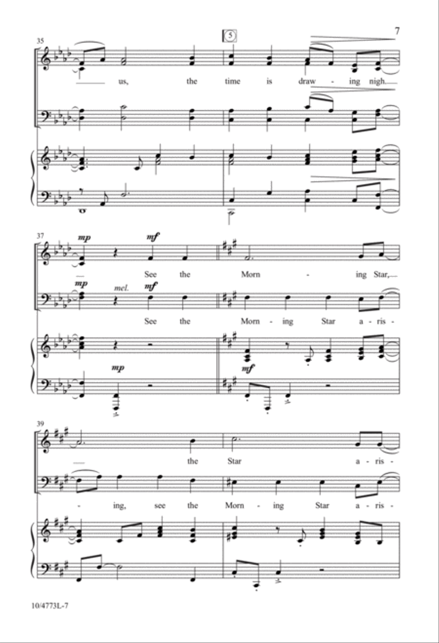 Keep Your Lamps Trimmed and Burning 4-Part scores gallery preview page 7