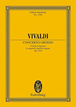 Book cover for Concerto G Major Op. 9/10 RV 300 / PV 103