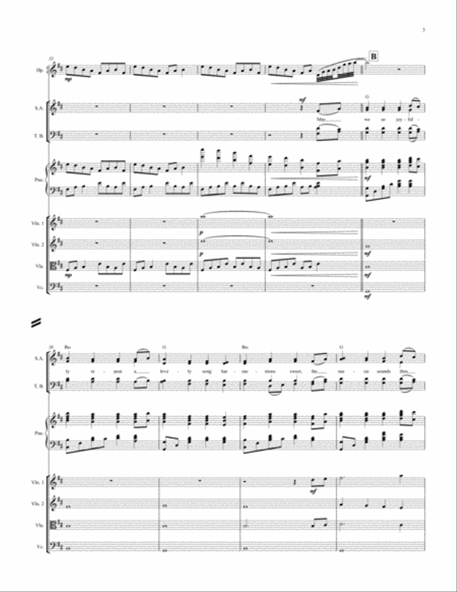 Joyfully Repeat Joyfully Repeat 4-Part scores gallery preview page 3